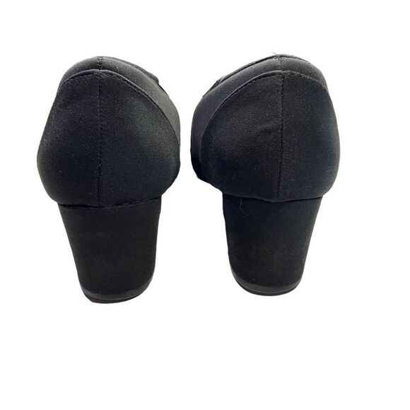 Soft Style Glori Pumps, Women's Sz 10 Wide, Black Stretch NEW MSRP $54.95 - Picture 3 of 9